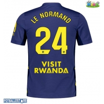 Atletico Madrid Robin Le Normand #24 Bortedrakt 2025-26 Kortermet